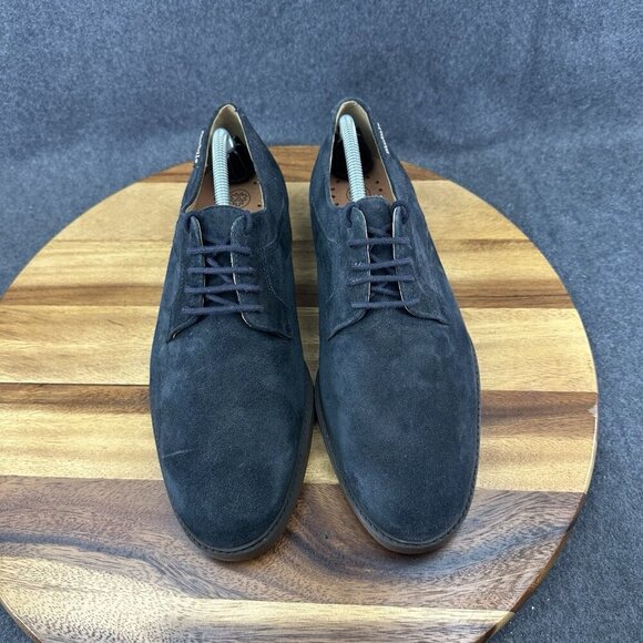 Mephisto Mobils Flavien Suede Derby Oxford Shoes Mens Sz 8.5 Black MSRP $475 main image 10